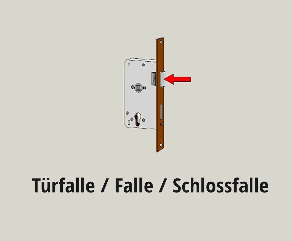 Türfalle / Falle / Schlossfalle - Schlüsseldienst in